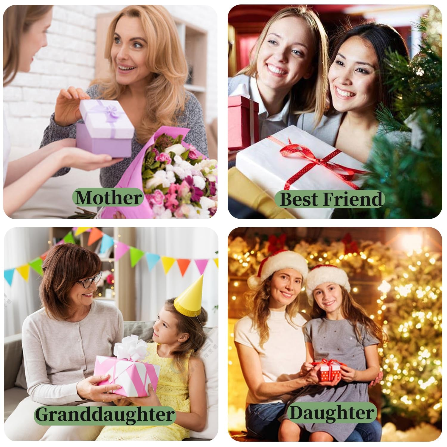 Upgraded Hawaiian Plumeria Floral Claw Clip,  6Pcs Large Summer Flower Hair Clips, Cute Flowers Hairclips Accessories for Women - Black, White, Beige, Dark Brown, Dark Gray, Dull Yellow