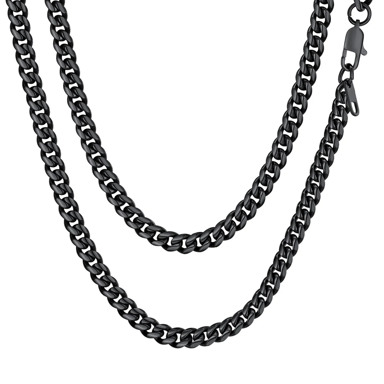 Mens Chain Stainless Steel Necklace Curb Cuban Link Neck Chains Mens Gifts