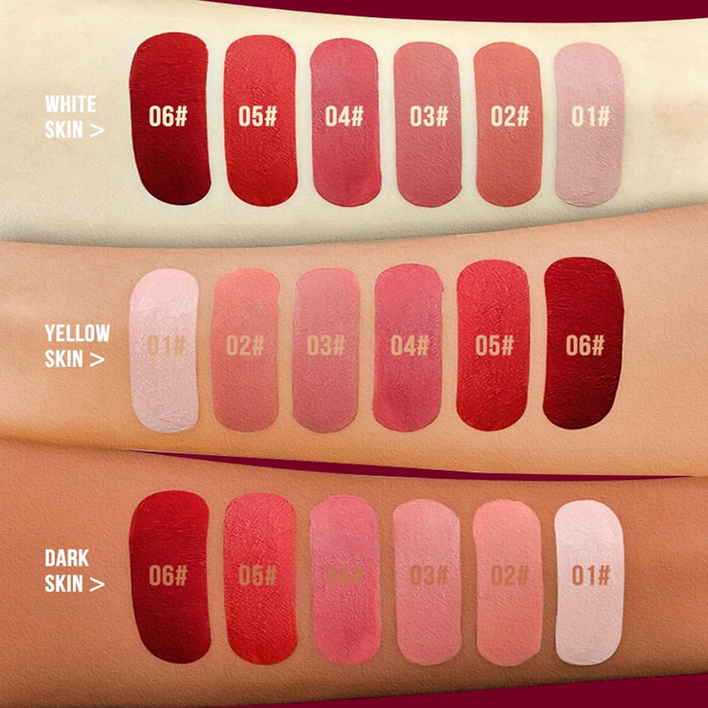 Matte Pink Lipstick, Smooth Creamy Lipstick for Women, Pink Lip Gloss, Long Lasting Lip Stick, Waterproof Pink Liquid Lipstick, Velvet Moisturizing Lipstick for All Skin Tones, Nude